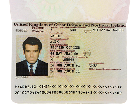 Pierce Brosnan Passport Die Another Day Alex Smith Alias