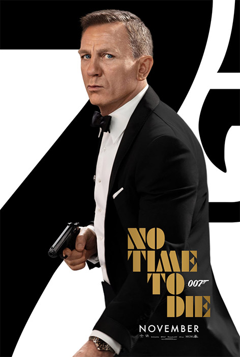 No Time To Die Tuxedo poster Daniel Craig James Bond