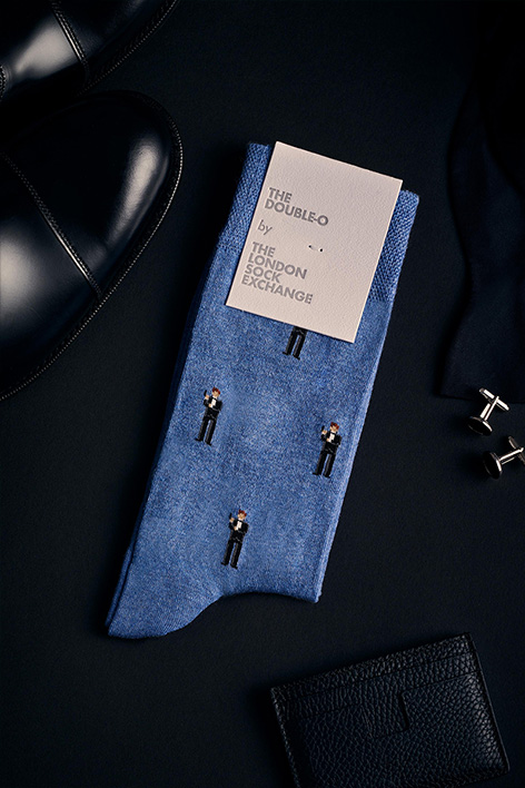 London Sock Exchange James Bond 007 Collection Double O