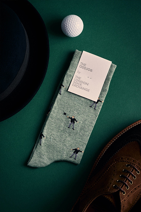 London Sock Exchange James Bond 007 Collection Odd Job