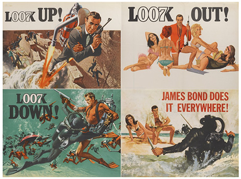 Thunderball poster Sothebys auction