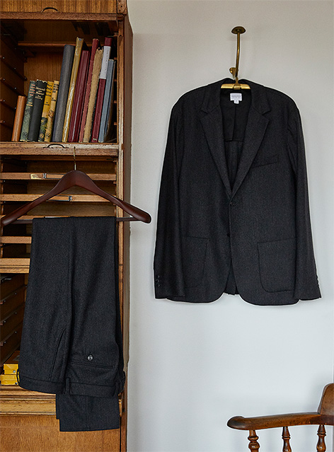 Sunspel Ian Fleming suit jacket trousers