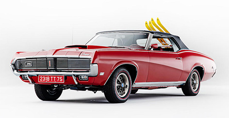 mercury cougar james bond auction