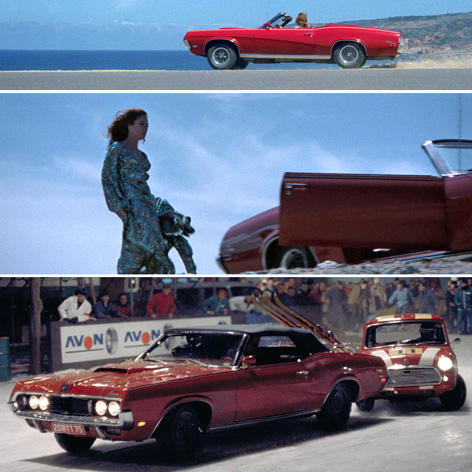 The Mercury Cougar XR-7 in On Her Majesty's Secret Service, driven by Tracy (Diana Rigg)