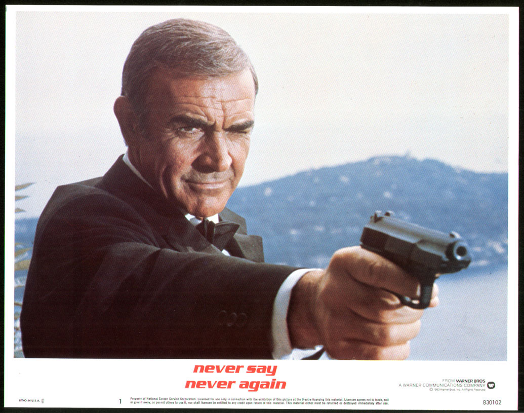 Walther P5 Sean Connery never says never again