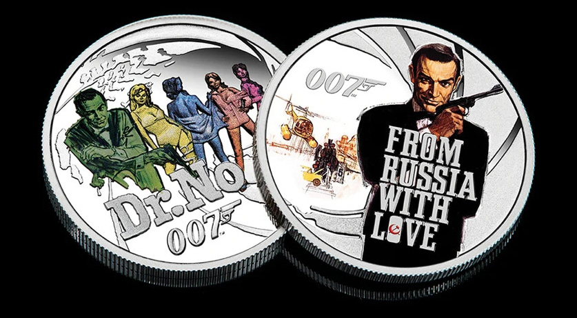 Perth Mint From Russia With Love Dr No silver coin