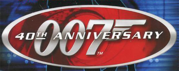james bond 40th anniversary logo