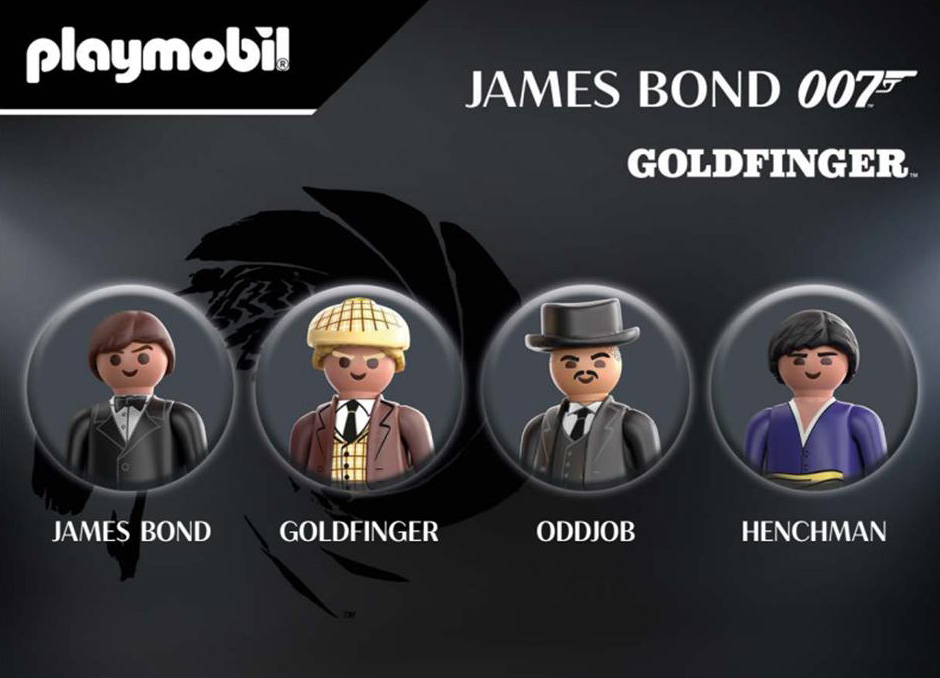 Playmobil James Bond Aston martin DB5 figures