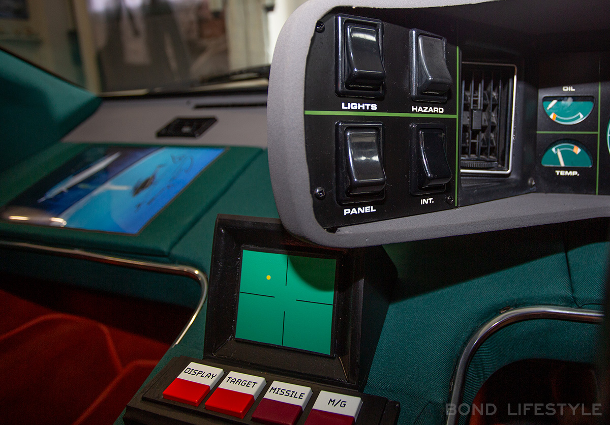 Lotus Esprit The Spy Who Loved Me interior dashboard switches