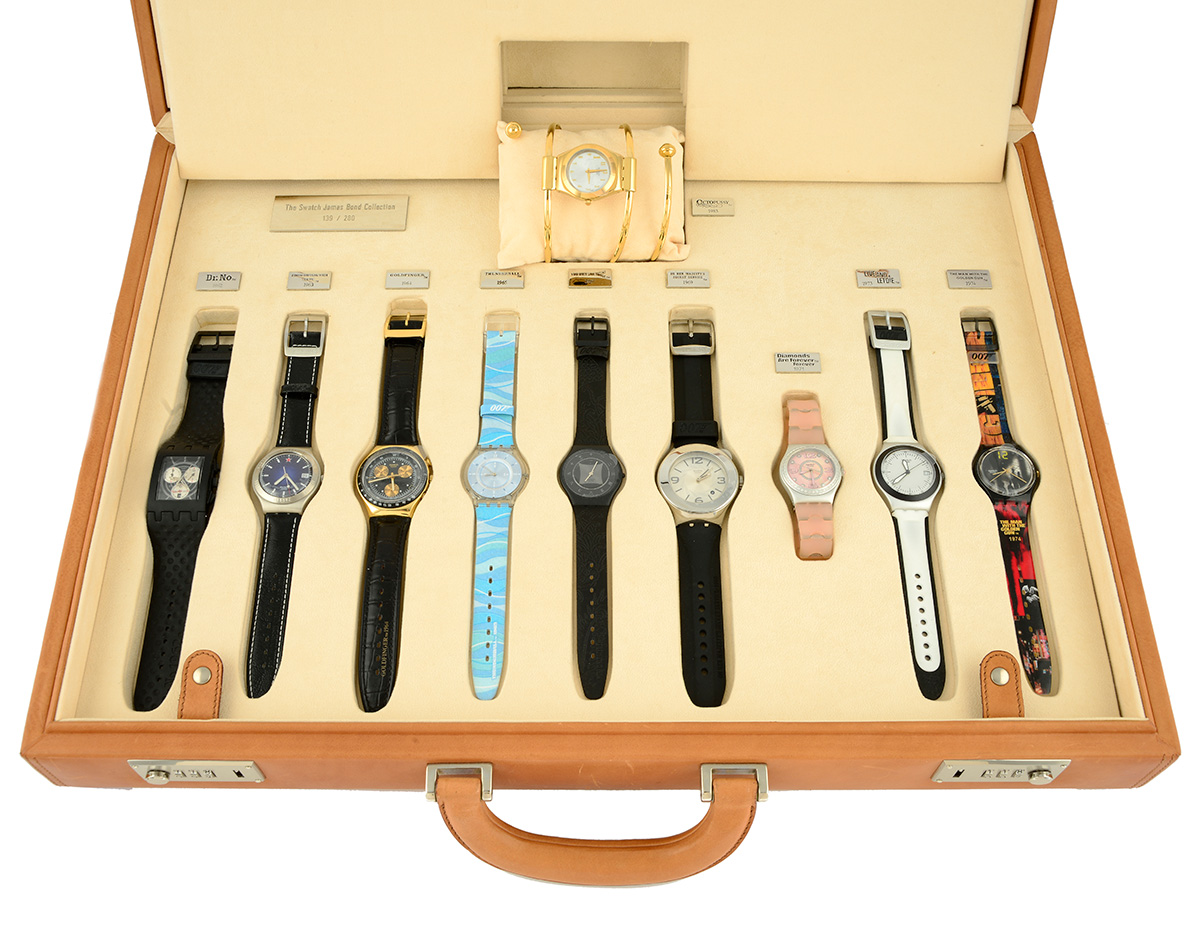 Limited Edition James Bond 40th Anniversary 2002 Swatch watch