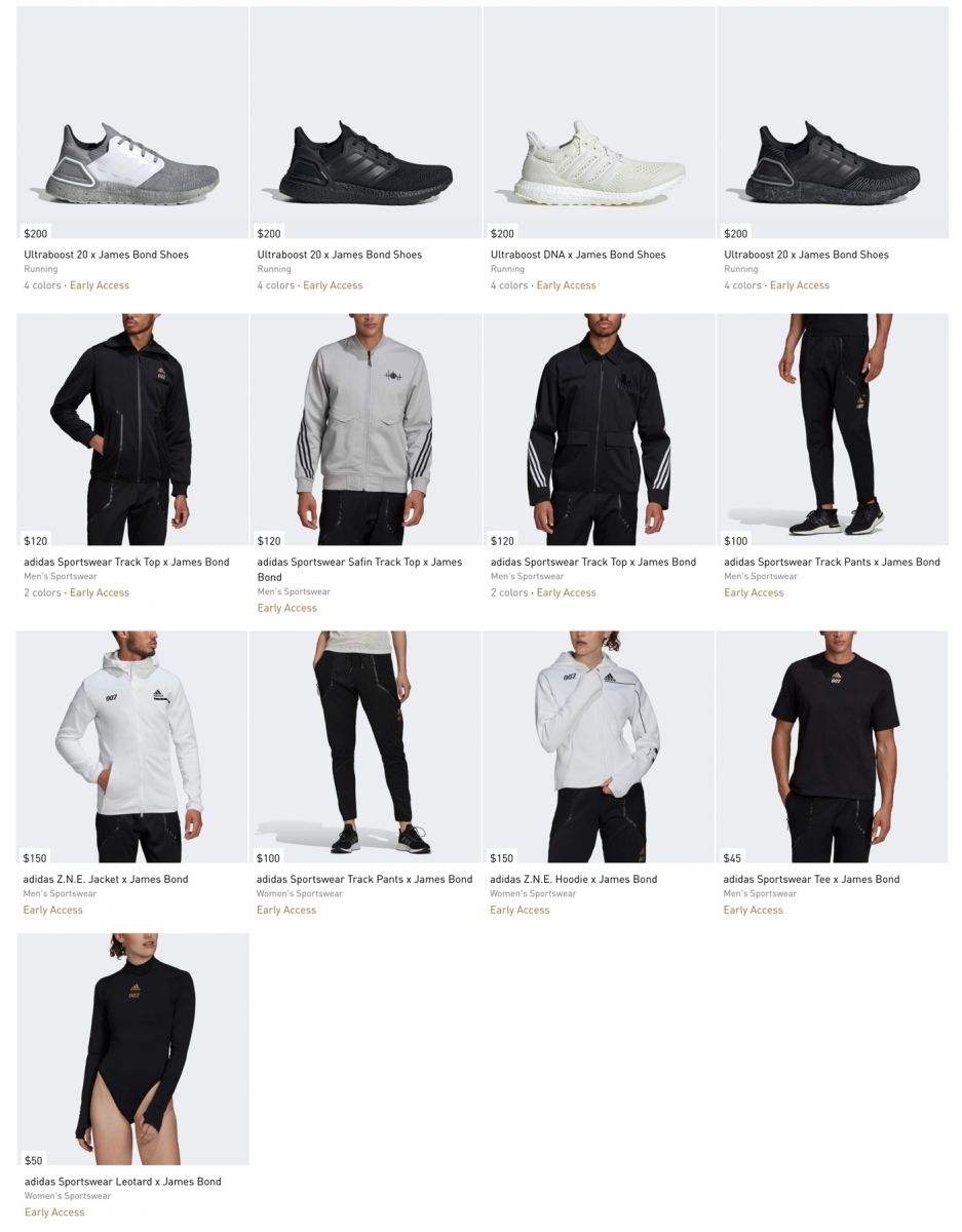 adidas james bond 007