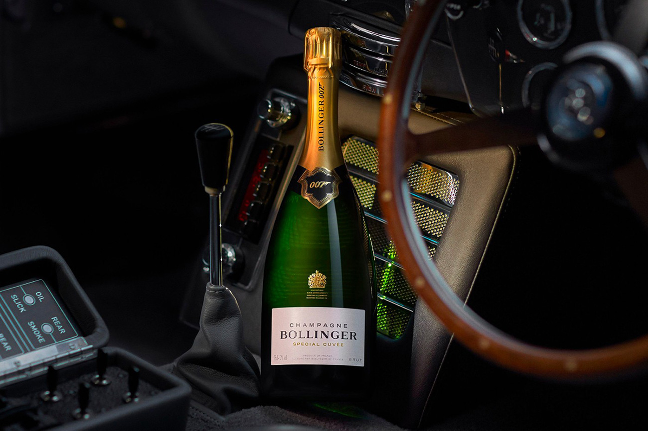 Bollinger Special Cuvée 007 Limited Edition Greg Williams Aston Martin DB5 interior