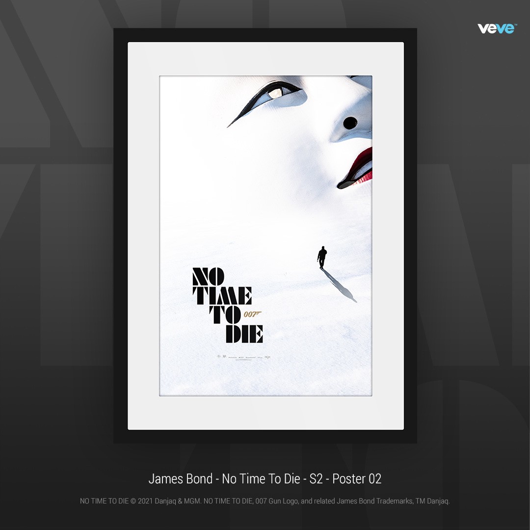 veve james bond poster no time to die s2 02