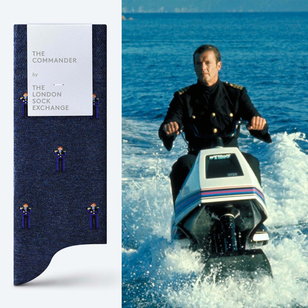 The second London Sock Exchange James Bond 007 Collection commander