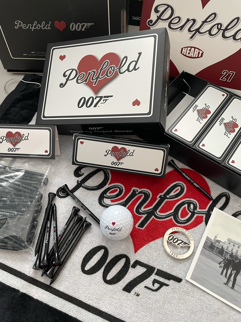 Penfold Hearts 007 Collection tees ball towel marker