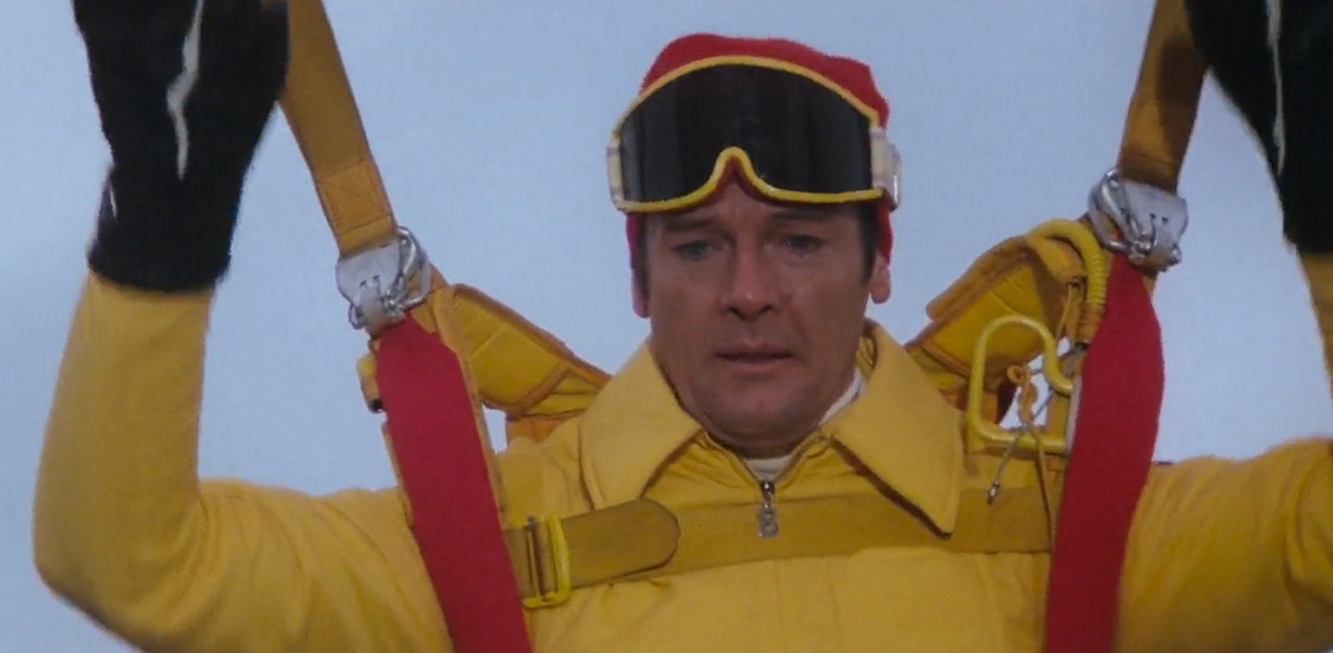 Bogner yellow ski suit spy who loved me james bond