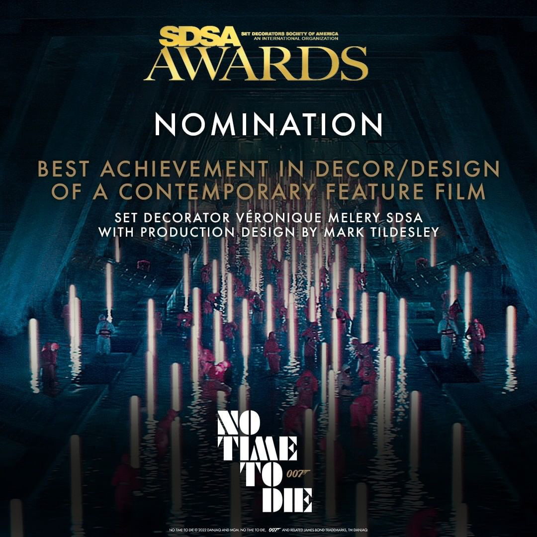 sdsa award decor design award no time to die
