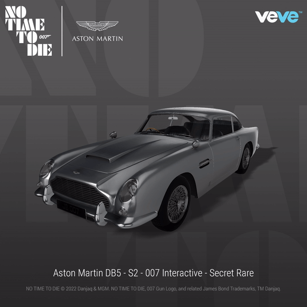 No Time To Die Aston Martin DB5 007 Interactive S2 animated
