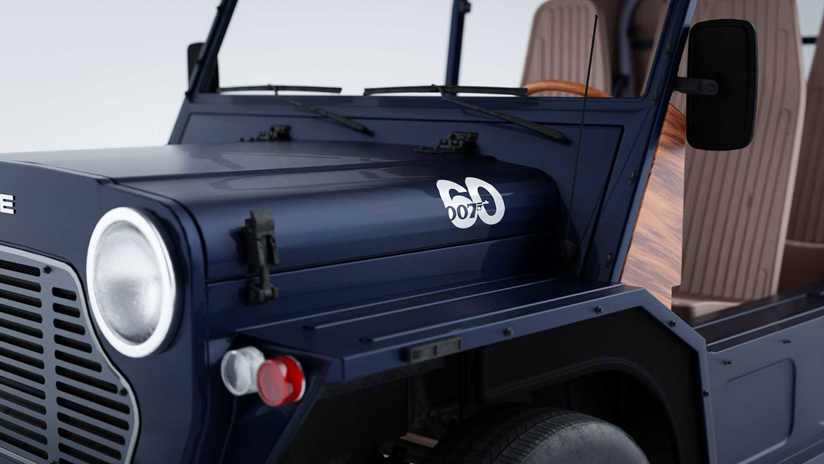 60 Years of Bond Moke Special Edition stickers