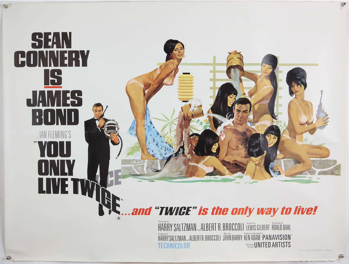 You Only Live Twice poster james bond auction