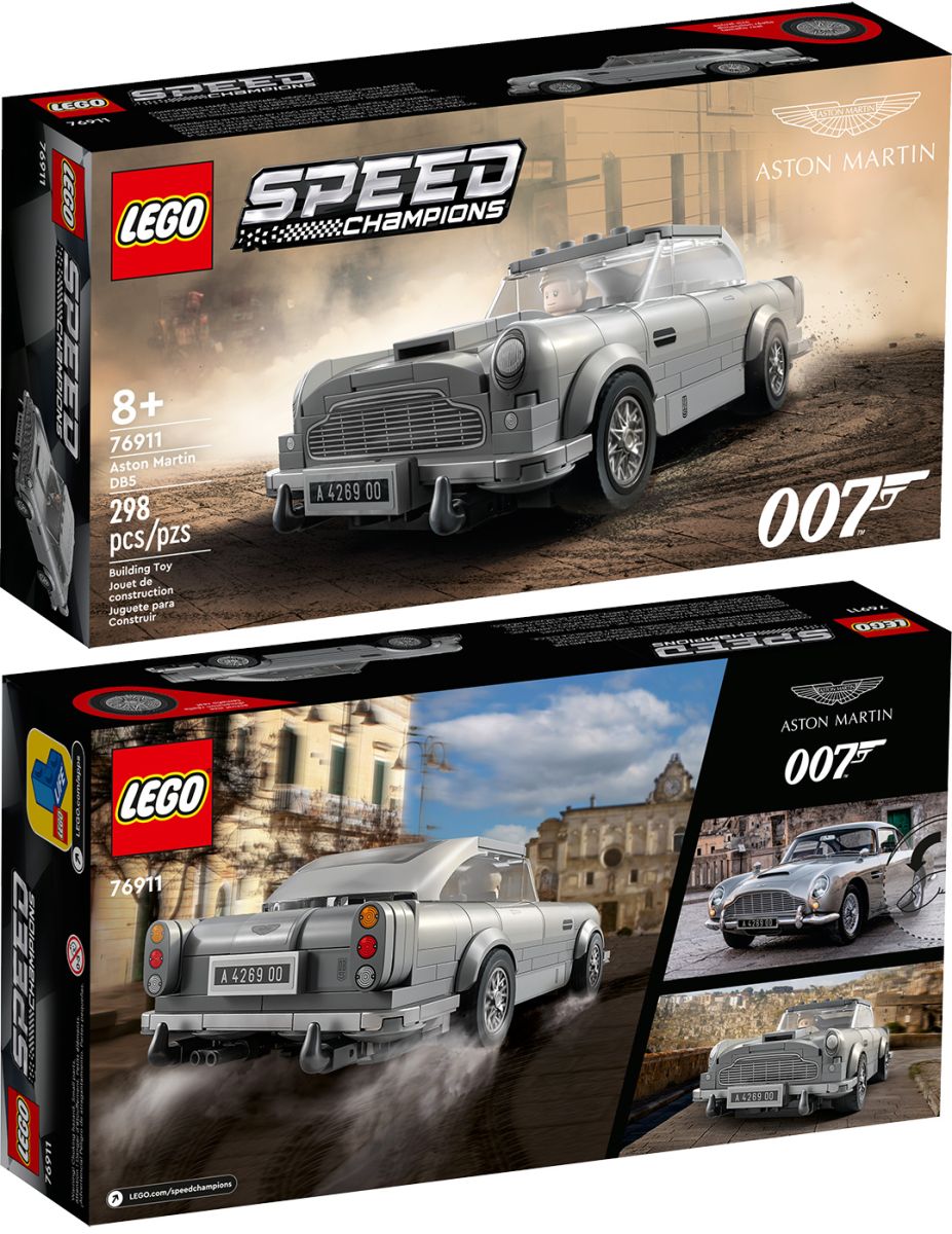 LEGO James Bond 007 Aston Martin DB5 Speed Champions packaging box