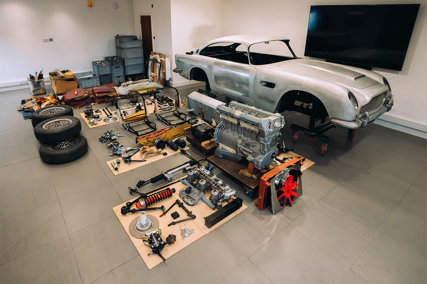 Aston Martin DB5 auction restoration project all