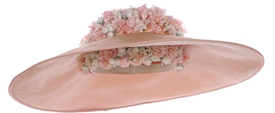 moneypenny pink hat flowers a view to a kill prop store auction