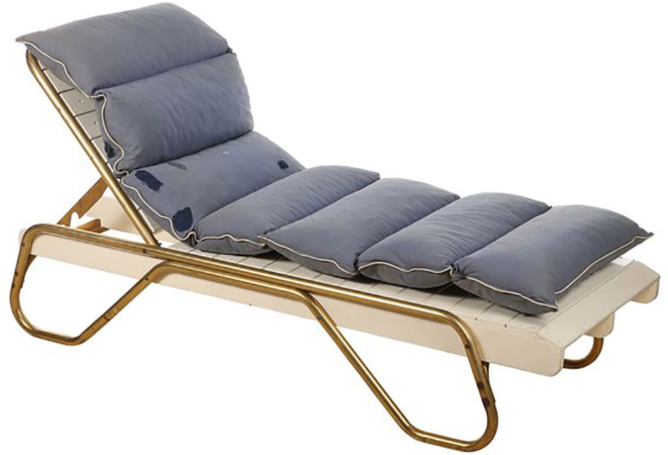 Peter Nelson Collection Hotel Fontainebleau Sun Lounger Goldfinger