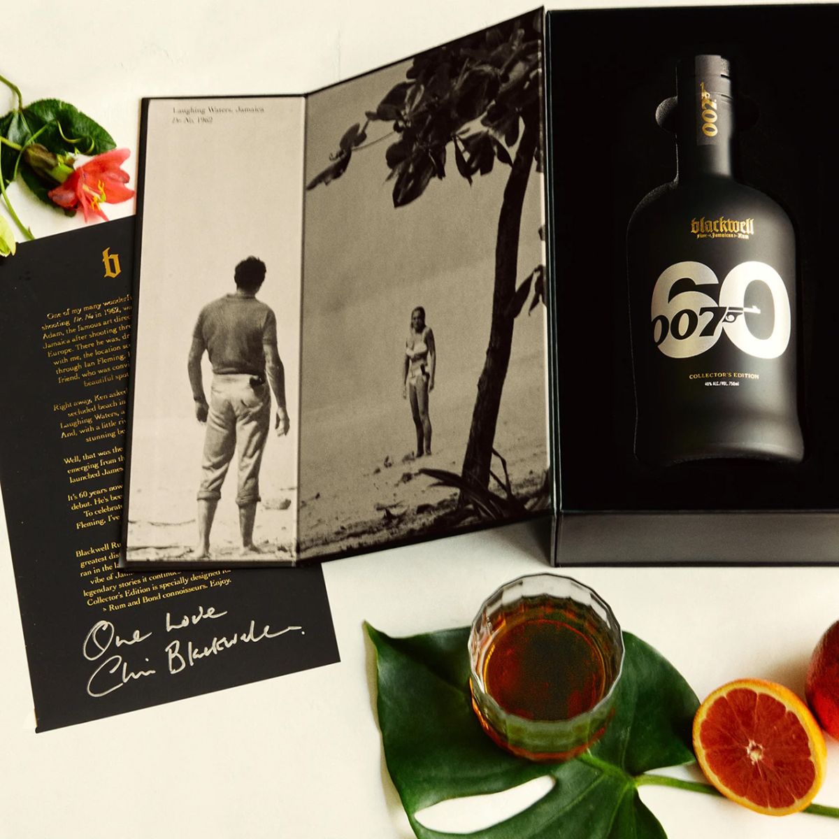 Blackwell Limited James Bond Jamaican Rum Signed and Numbered Edition case box packaging