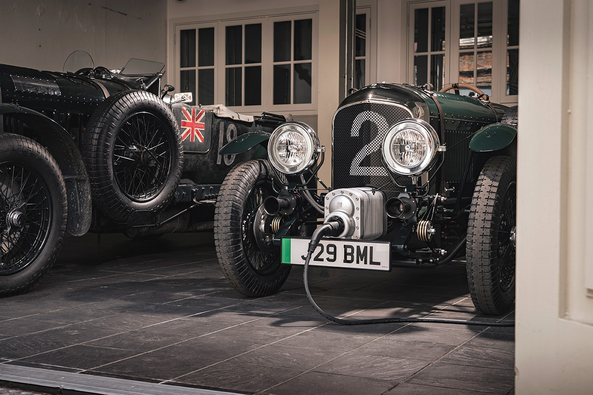 Bentley Blower Jnr by The Little Car Company charging