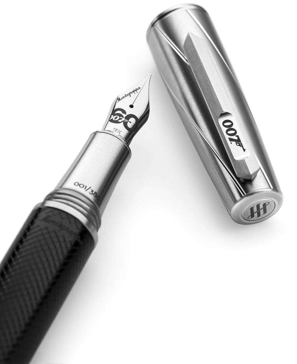James Bond 007 Spymaster Duo Fountain Pen by Montegrappa cap limited edition number