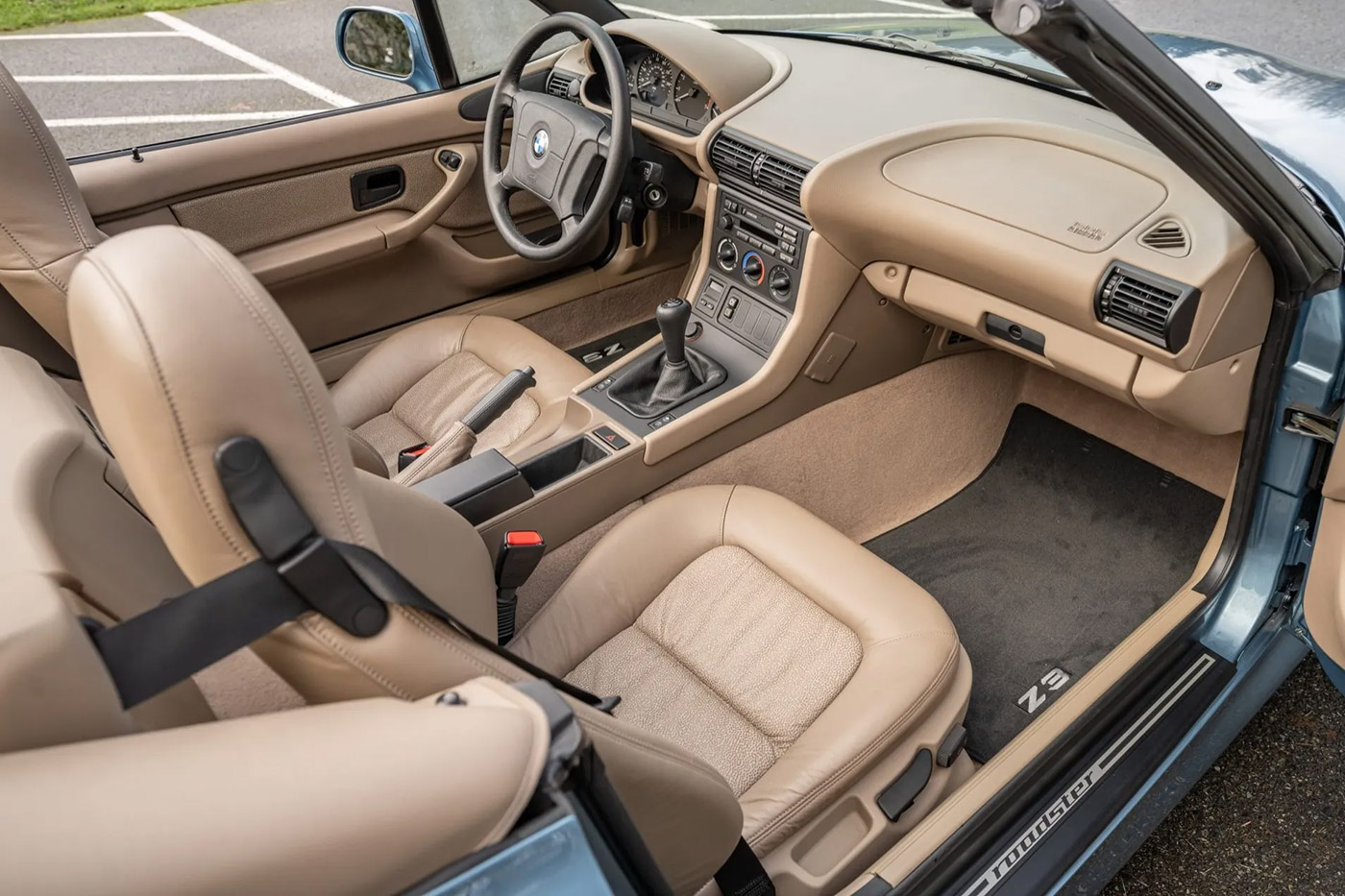 James Bond BMW Z3 For Sale Bring a Trailer beige interior