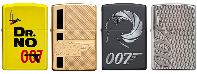 James Bond Zippo Lighters