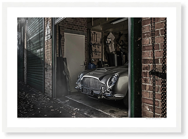 aston martin db5 photo print limited edition