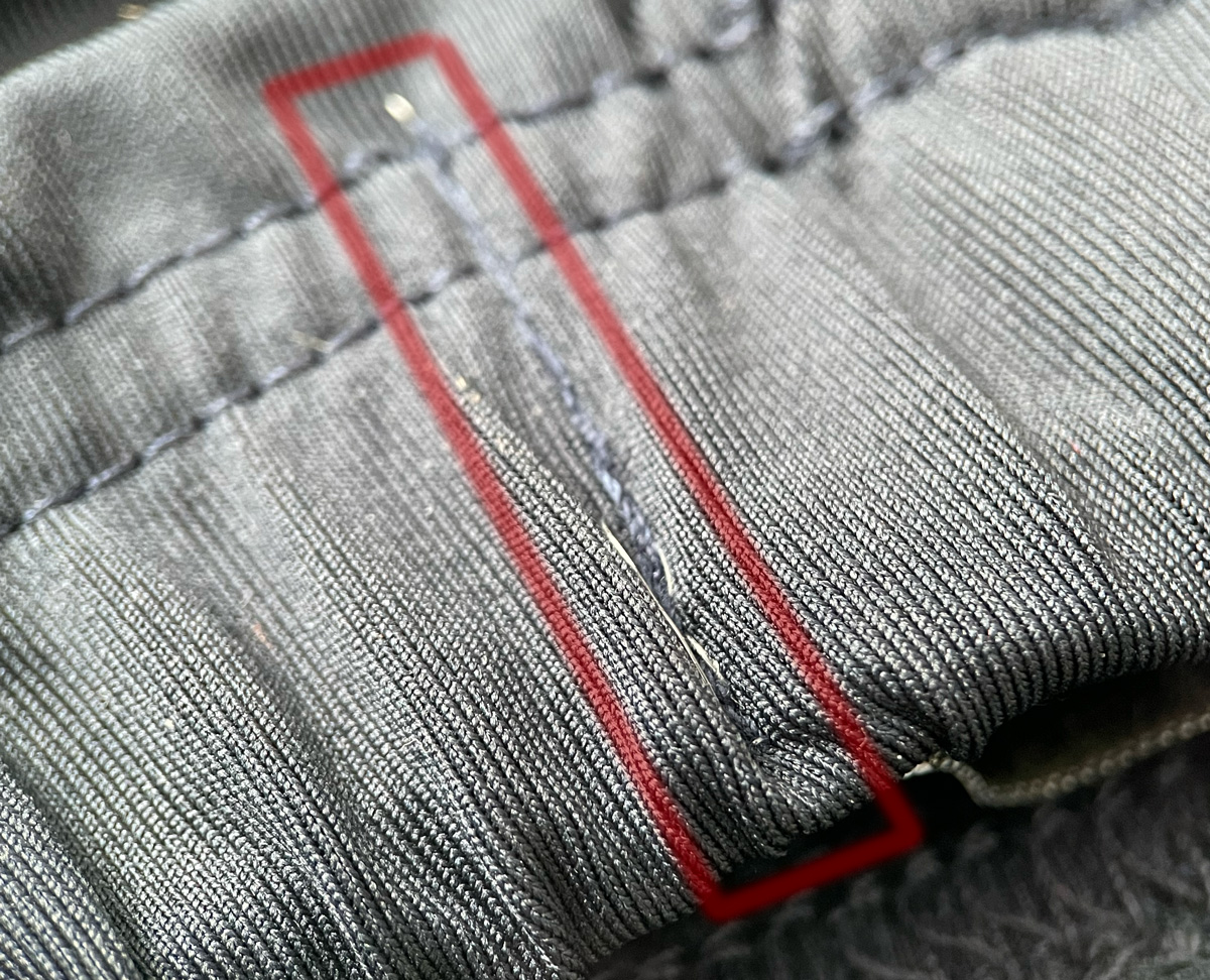jed north shorts stitching draw string