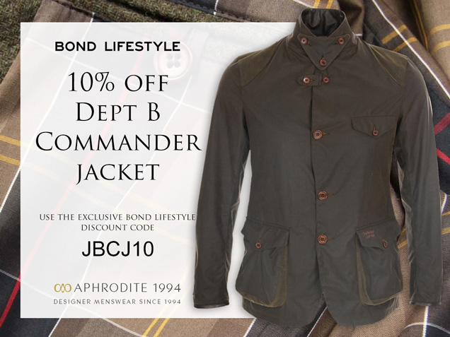 Barbour Olive Commander discount