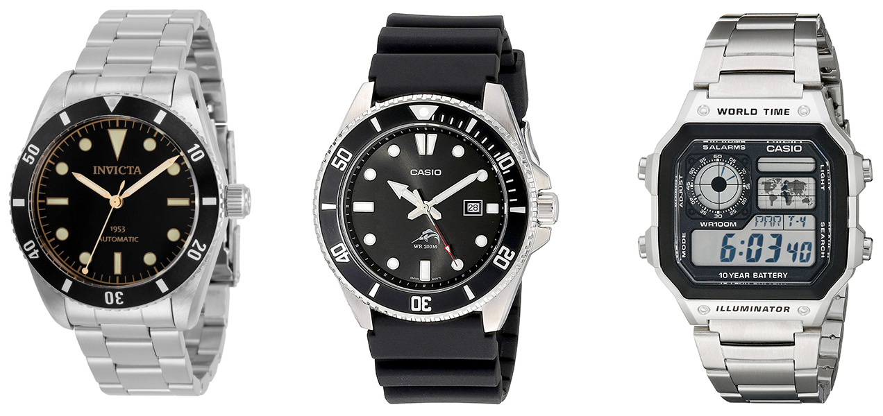 alternative watches james bond casio seiko invicta