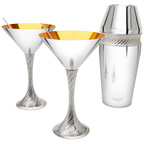 Silver Martini Set