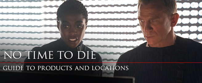 Bond 25 Guide products and locations HP No Time To Die Bond 25 Guide products and locations HP No Time To Die