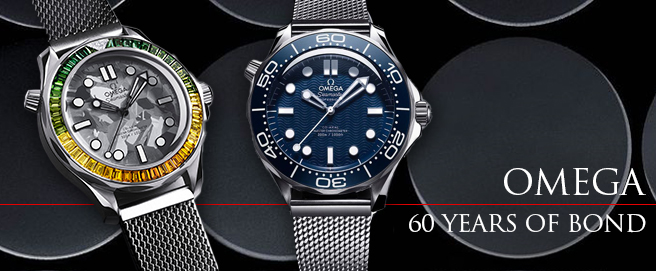 Omega 60 Years of Bond watches reveal HP
