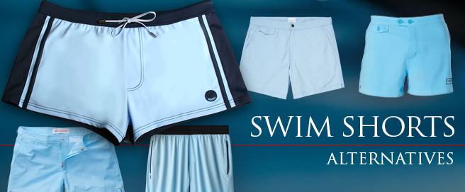 James Bond blue swim shorts alternatives