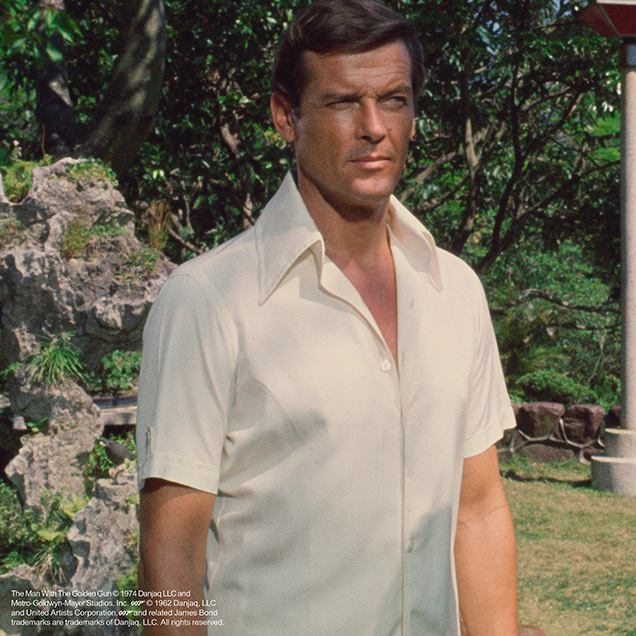 photo © Danjaq LLC, MGM, United Artists Roger Moore as James Bond in The Man With The Golden Gun