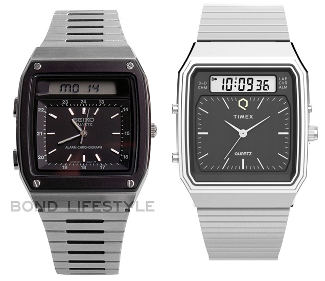 seiko ana digi james bond alternative timex 1983 reissue