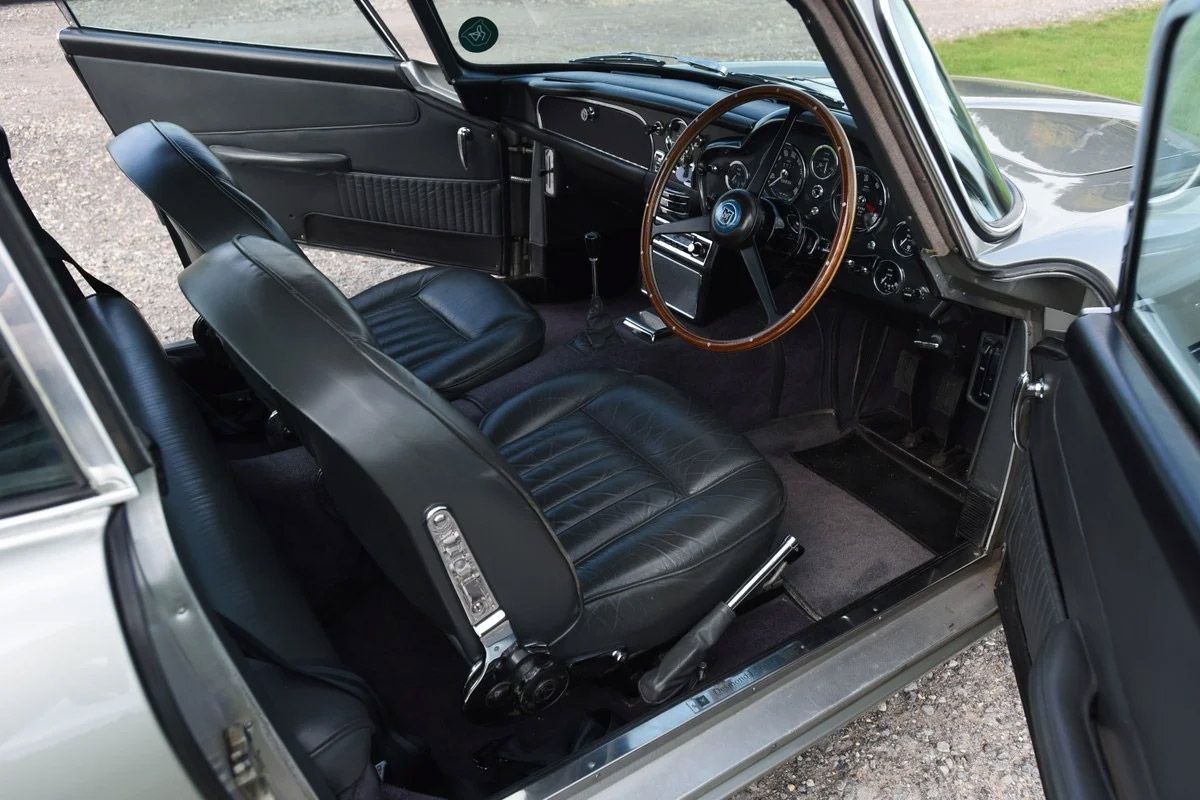 Aston Martin DB5 owned by Duran Duran founder heads to Auction interior
