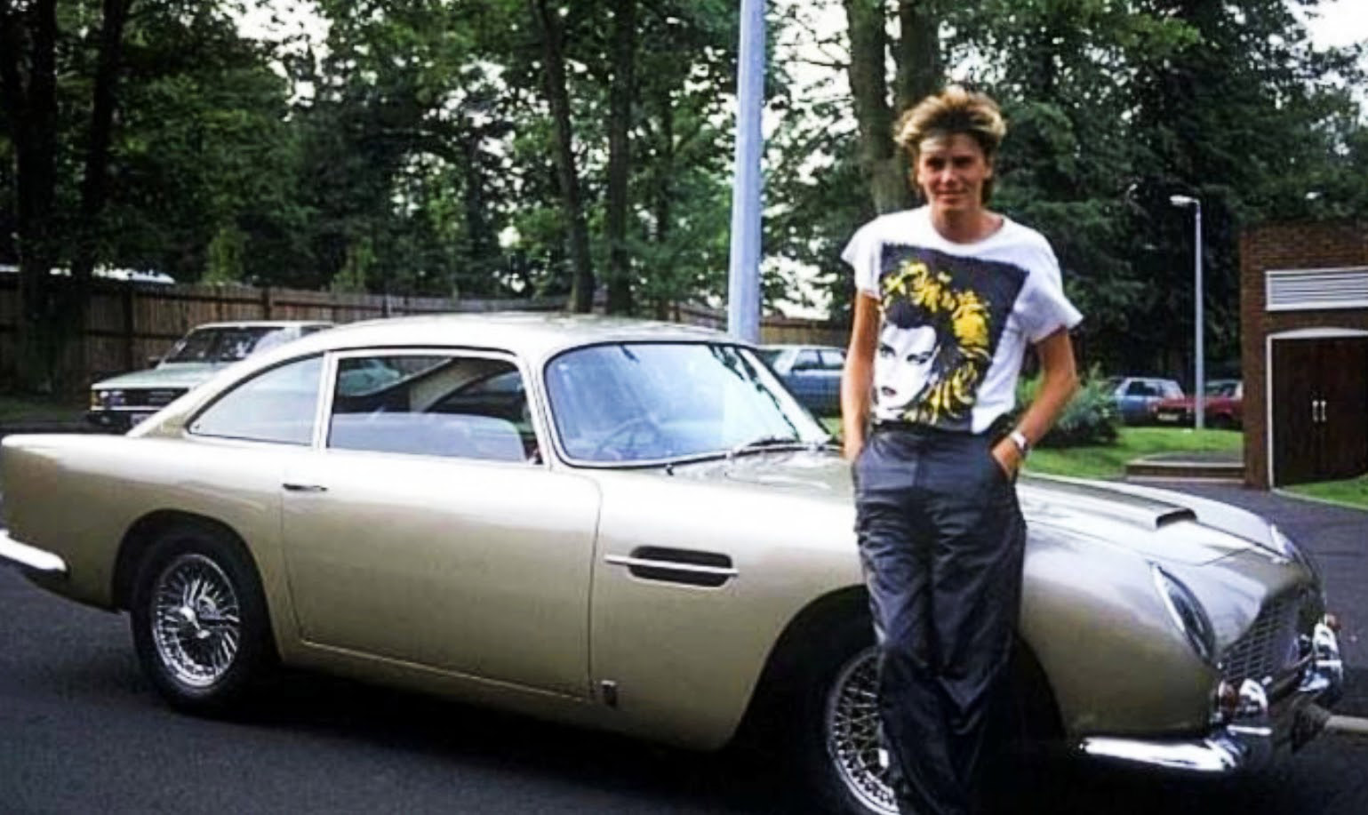 Duran Duran John Taylor with his Aston Martin DB5