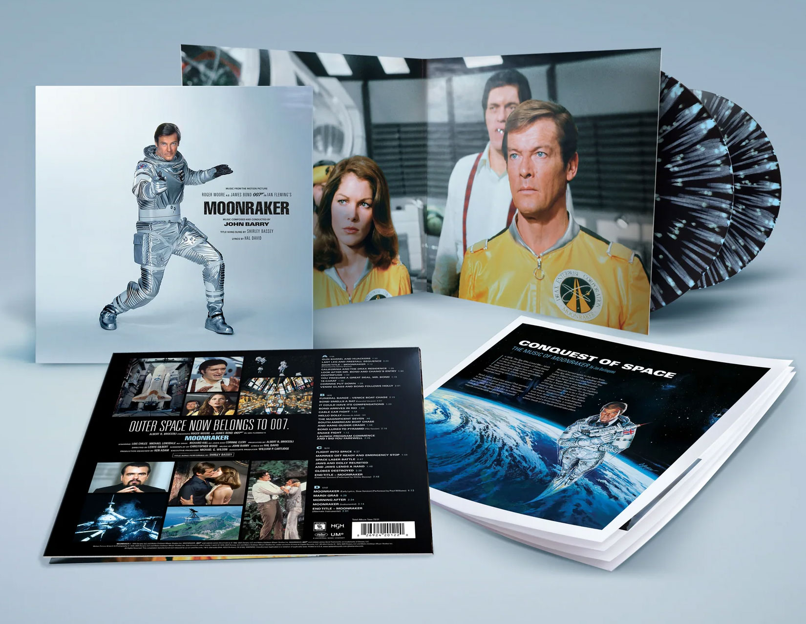 La-La Land Records vinyl Moonraker soundtrack Deep Space edition