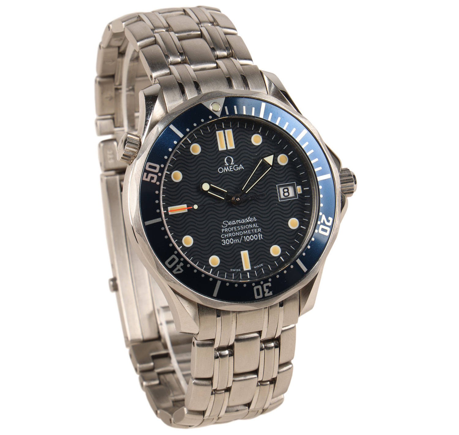 Lot #232 James Bond Pierce Brosnan Omega Seamaster Diver 300M Watch Tomorrow Never Dies