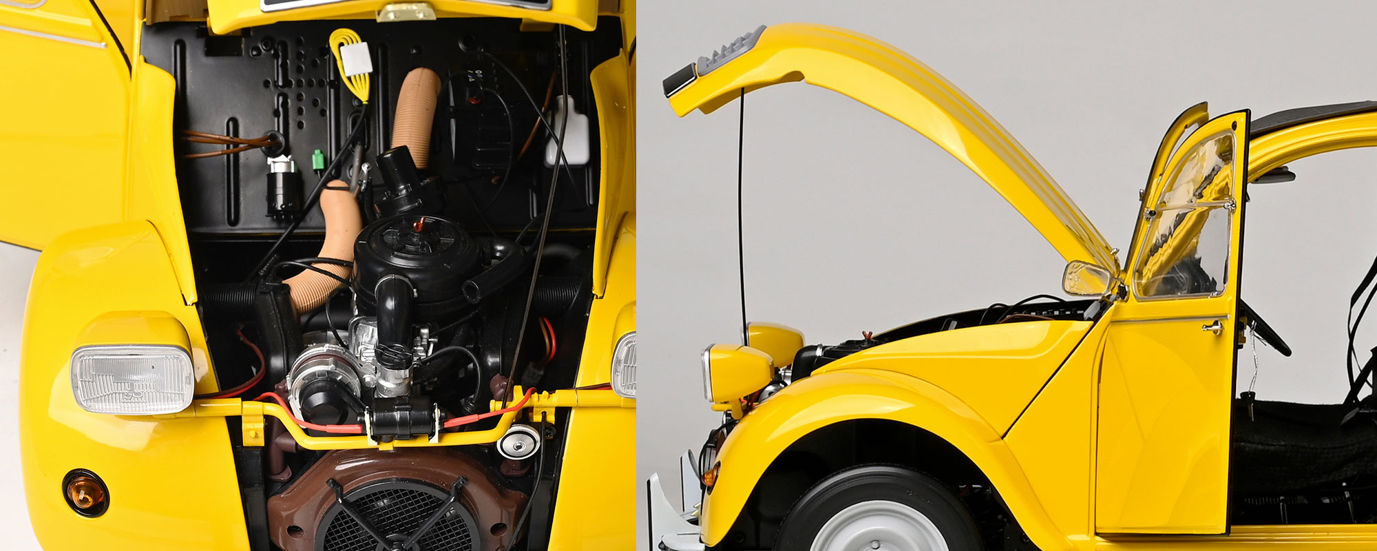 Agora Models unveils For Your Eyes Only Citroën 2CV 1 8 scale engine