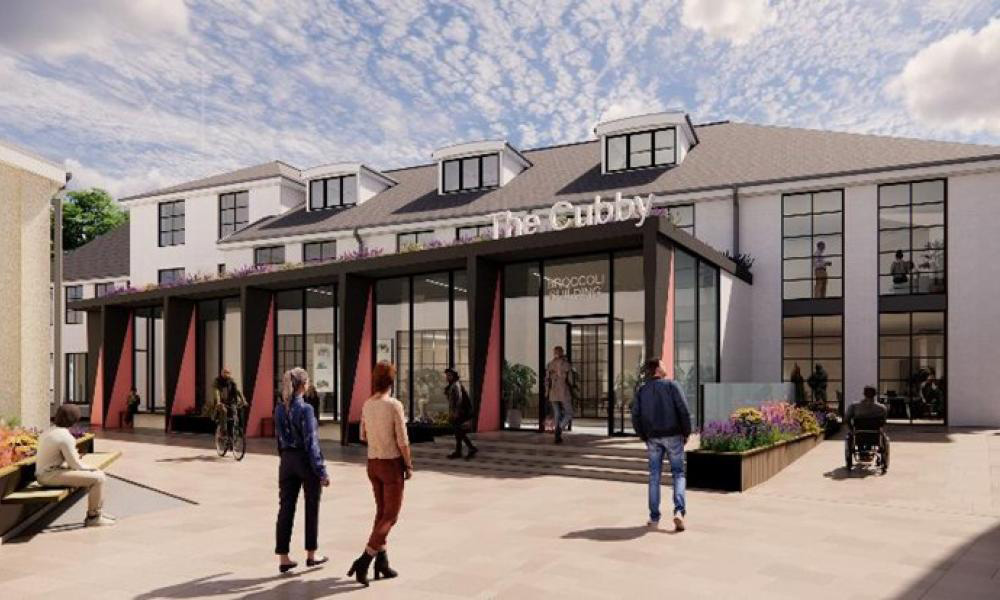 Architect render of The Cubby Broccoli Building