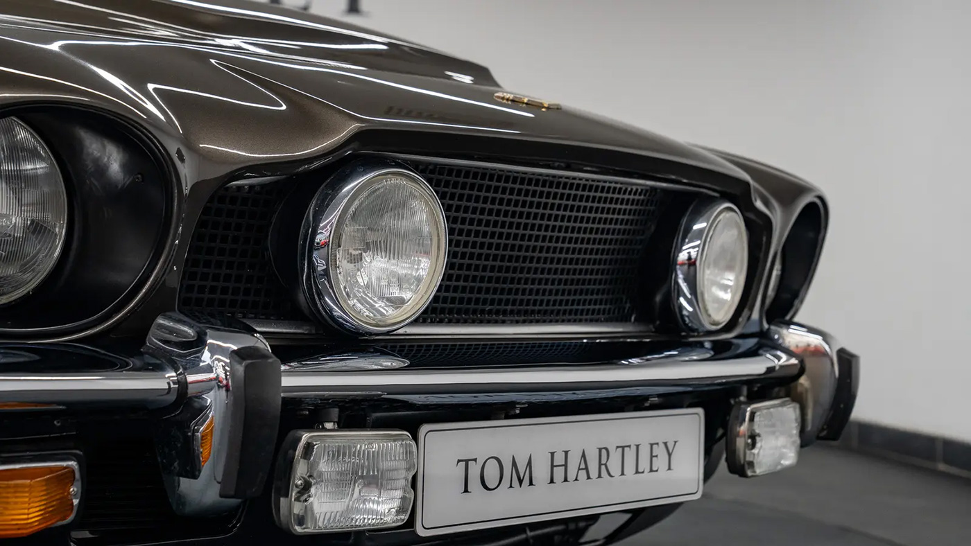 Tom Hartley Aston Martin V8 Vantage James Bond No Time To Die For Sale close